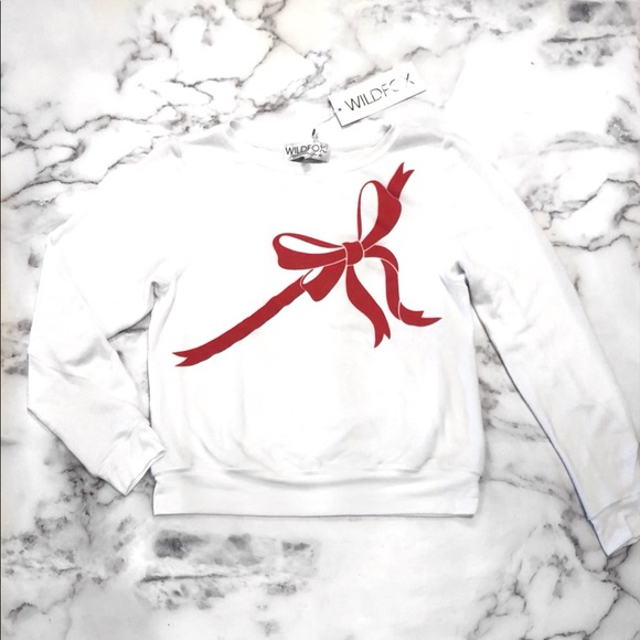 NWT Wildfox Gift Wrapped Baggie Beach Jumper - Picture 9 of 13